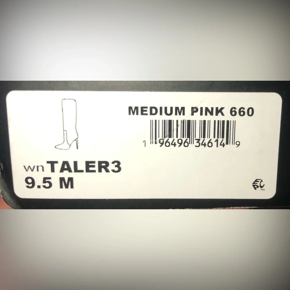 Nine West Taler 3 Medium Pink Boots New - Picture 4 of 5